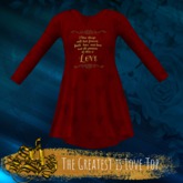 The Greatest is Love - Top - Red