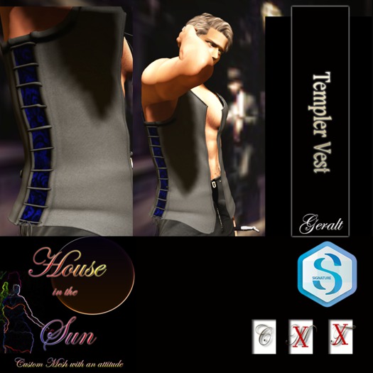 Templer Vest Lace Blue