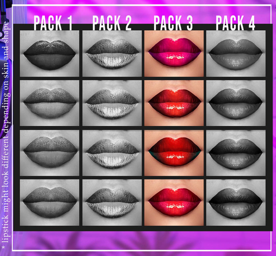 HIATUS - Bad Girls - PACK 3 [genus]