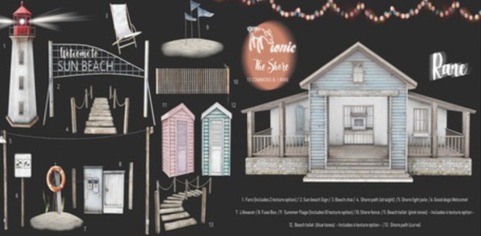 ionic : Beach toilet  (pink tones)