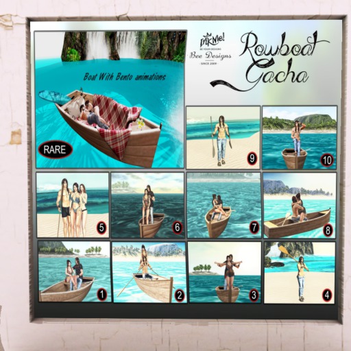 Bee Designs-Inkme Rowboat Gacha 6