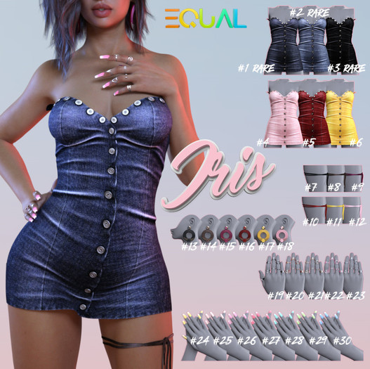  'EQUAL - Iris Rings [Mait.] - PINK #22