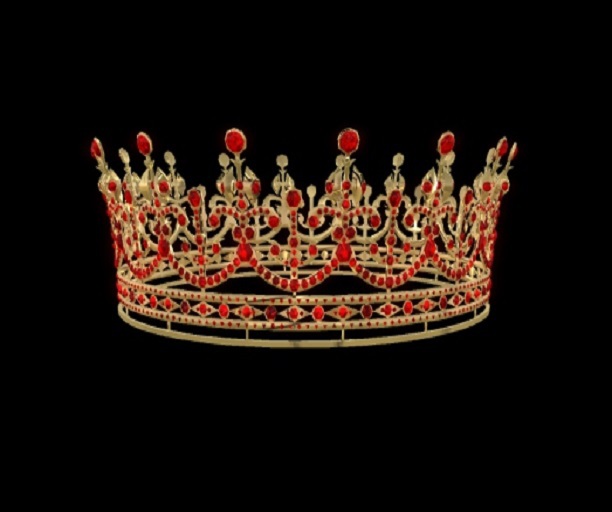 Royal Gold Crown Rubys