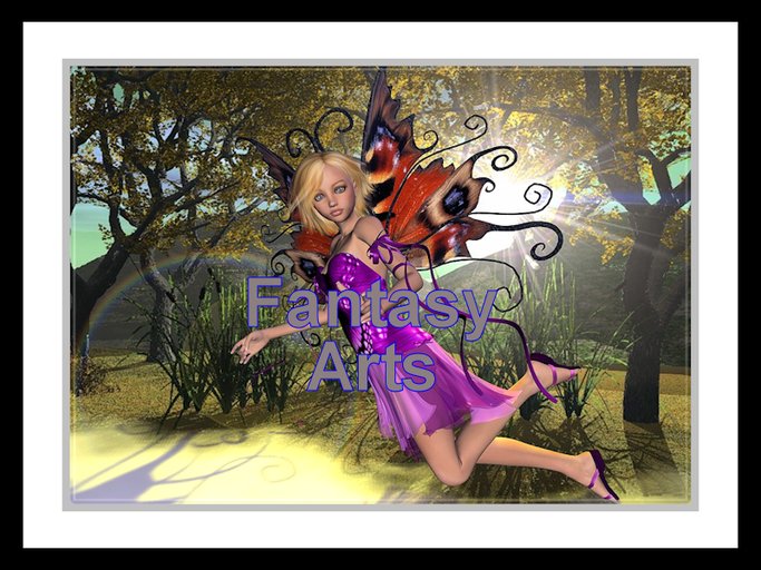 Fantasy Arts Purple Nymph