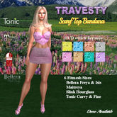 Travesty Scarf Top Bandana