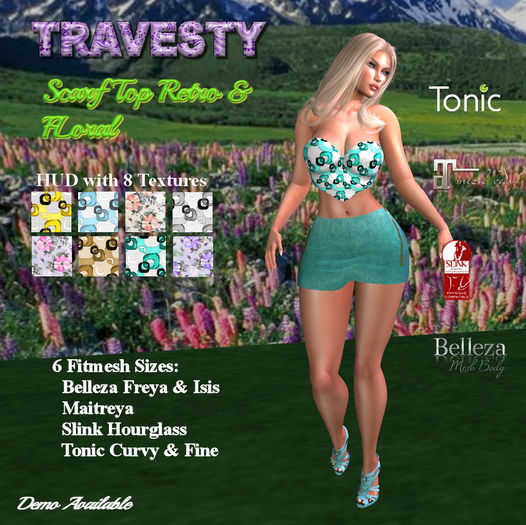 DEMO Travesty Scarf Top