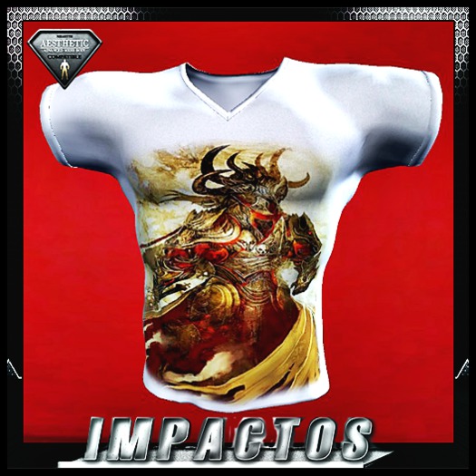IMPCT- SHIRT CAVALEIRO DOURADO2 {AESTHETIC}