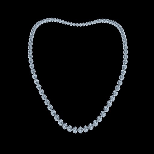 Blue Ice Pearl Necklace