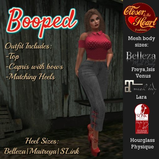 Booped Capri Jeans Outfit**