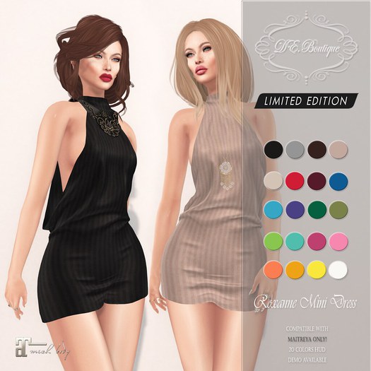 DE.Boutique Roxanne Dress MAITREYA DEMO!