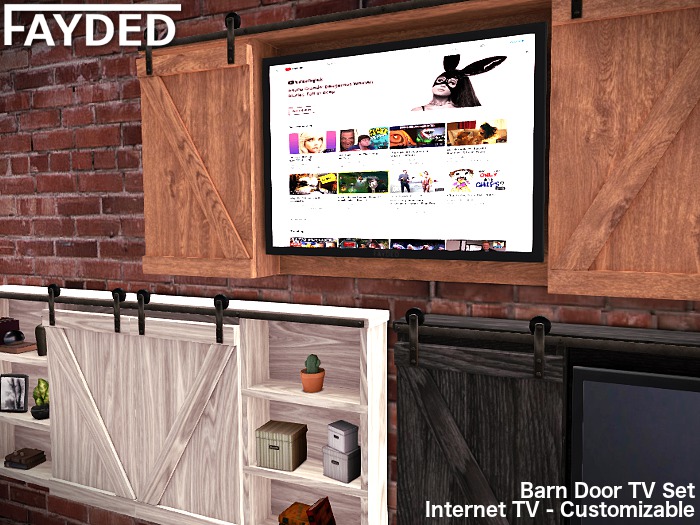 FAYDED - Barn Door TV [boxed]