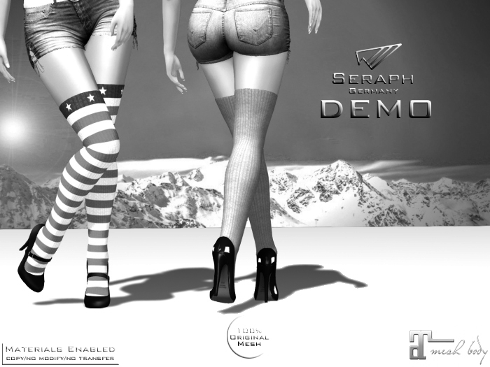 <SERAPH DEMO> Knitted Stockings MLara (v.1.0)