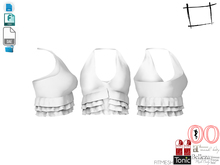 Dae Obj FBX Ladies Halter Boho Vest Top Slink, Ocacin Voluptuous, Maitreya, Belleza, Tonic