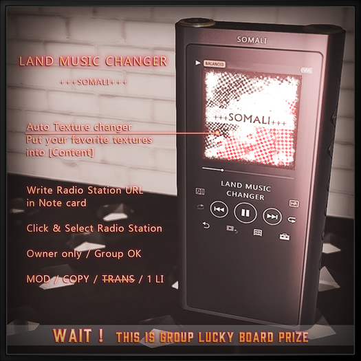 +S+ Land Music Changer <Group Gift>