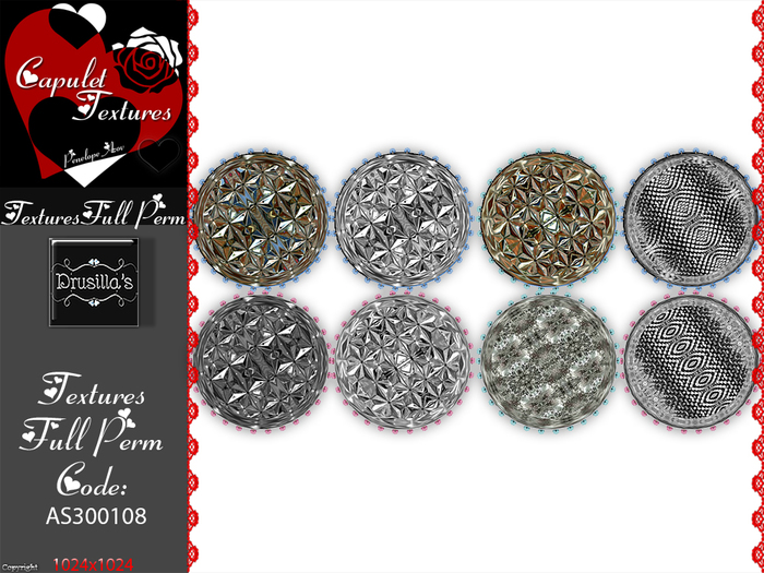 *Capulet ONLY Texture_MI960142-2 PACK
