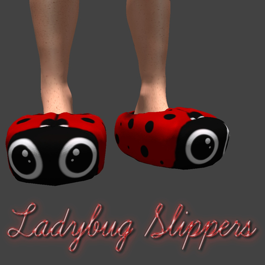 [GIGGLZ] Ladybug Slippers