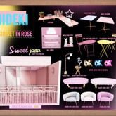 HIDEKI - YELLOW TABLE AND CHAIR SET