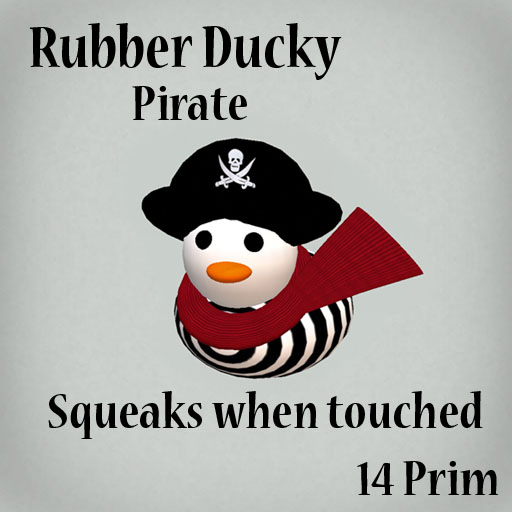 Rubber Ducky Pirate (Boxed)