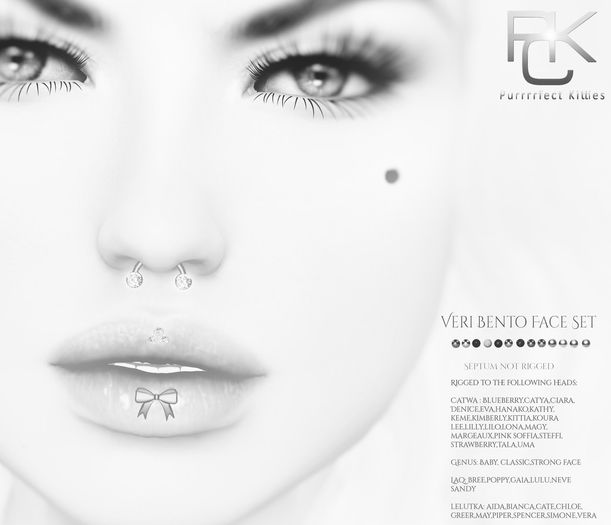 *PKC* Veri Bento Face Piercing Set DEMO