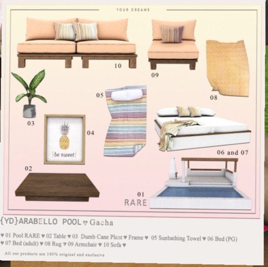 {YD}Arabello Pool -  Rug