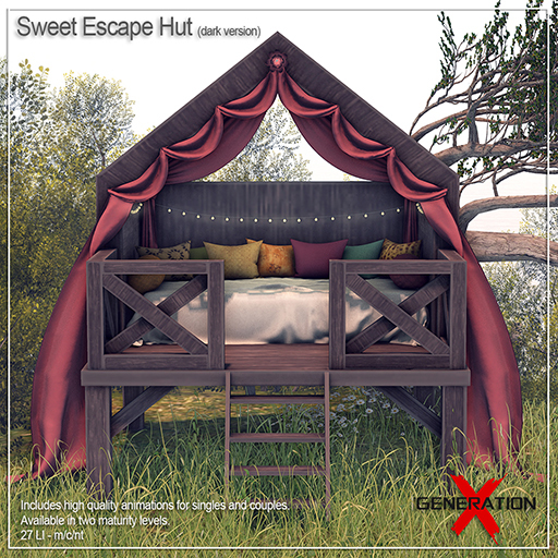[Generation X] Sweet Escape Hut (Dark) - PG