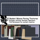 *True Blue Designs* Basket Weave Paving Textures