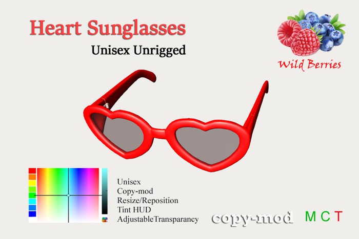 306 #3M Heart Sunglasses