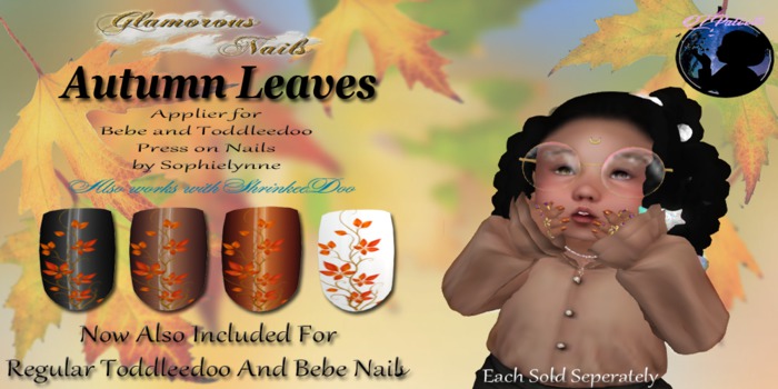 {QTP} Glamorous Nails - Autumn Leaves {WEAR TO UNPACK}