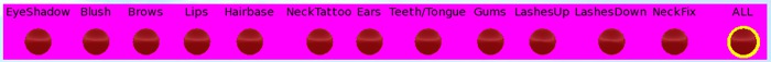 CLEAR Catwa Makeup Layers HUD
