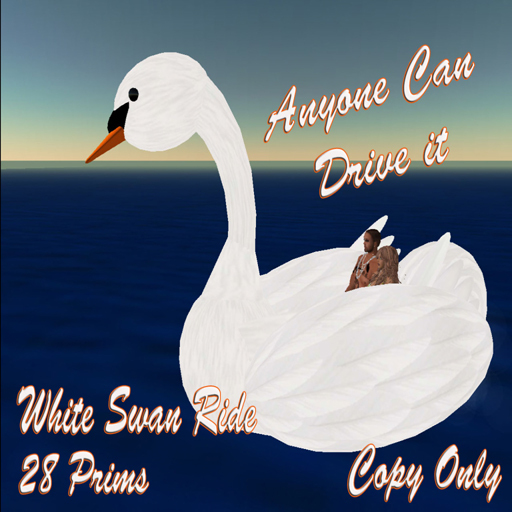 Swan Ride - White (Boat) 