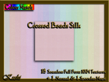 !Kushi! CrossedBeadsSILK Textures -WearToUnpack