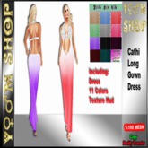 YM SHOP GROUP GIFT Cathi Long Gown Dress