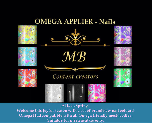 = MB = BOX CLOTHES/ACCES. Spring/Easter nailpolish