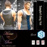 Templer's Song Vest w/Shirt Blue Shirt