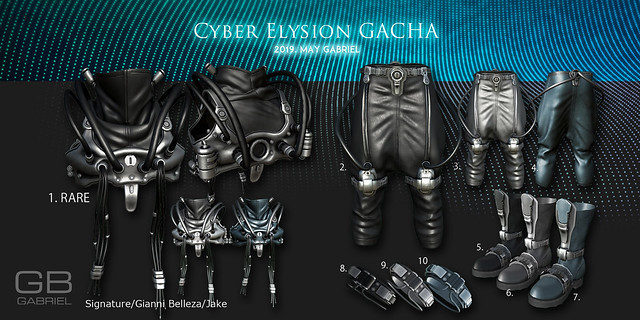 6.::GB::Cyber Boots / Silver