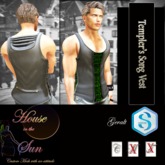 Templer's Song Vest w/Shirt Green Shirt