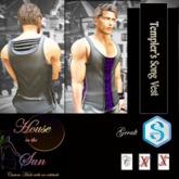 Templer's Song Vest w/Shirt Purple Shirt