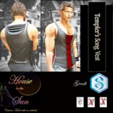 Templer's Song Vest w/Shirt Red Shirt