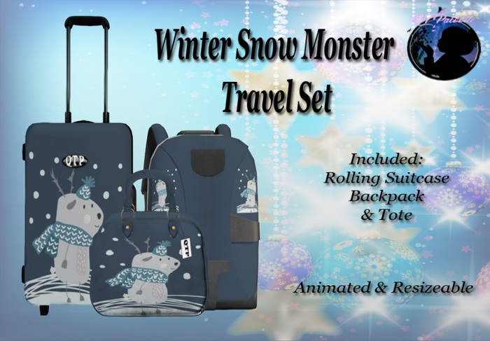 {QTP} Winter Snow Monster Travel Set