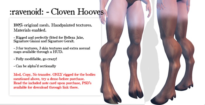 :ravenoid: - Cloven Hooves (For S. Gianni/Geralt, B. Jake)