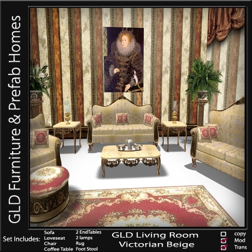 GLD Living Room Victorian Beige