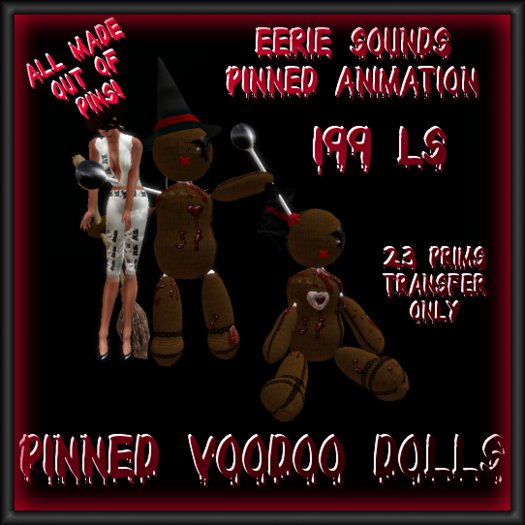 Pinned Voodoo Dolls- Fire Beach Designs Giftbox