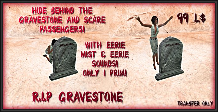 R.I.P Gravestone - Fire Beach Design Giftbox