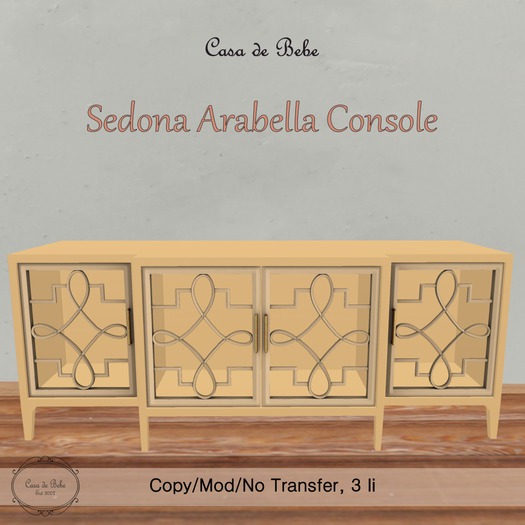 {CdB} Sedona Arabella  Console
