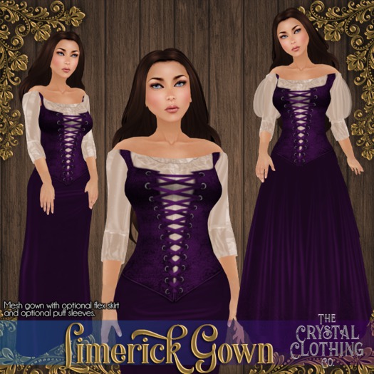 [CC Co.] Limerick - Gown - Amethyst