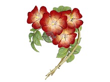 *LODE* Head Accessory - Wild Roses II Crown [deep red]