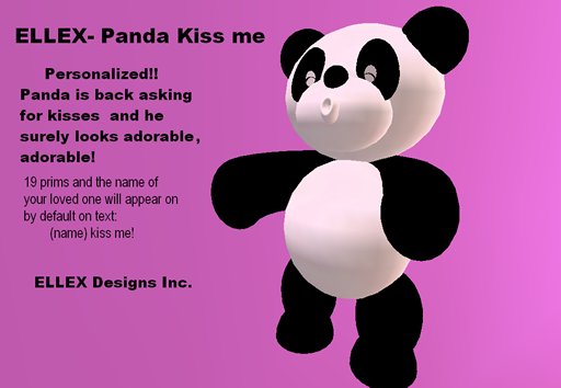 ELLEX Panda kiss me