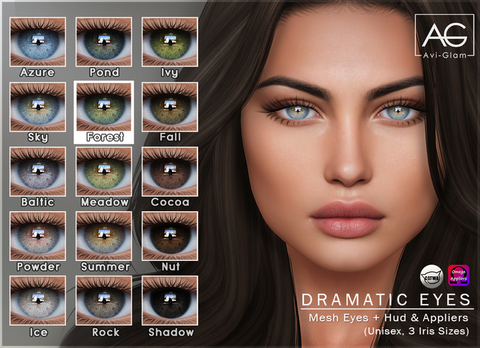 AG. Dramatic Eyes - Forest