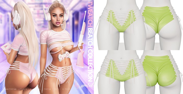 Spoiled - Tweatch Beatch Shorts UFO *Updated* for LaraX,Reborn,Phatpussy,Legacy,Kupra,Jelly Belly & More