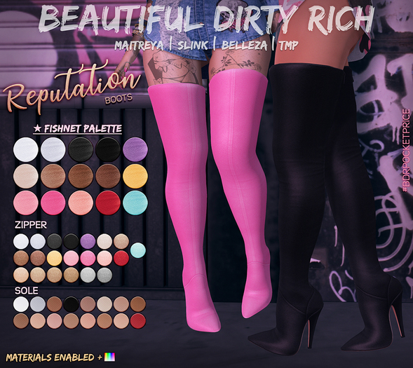[*B.D.R.* OUTLET] Reputation -Boots-